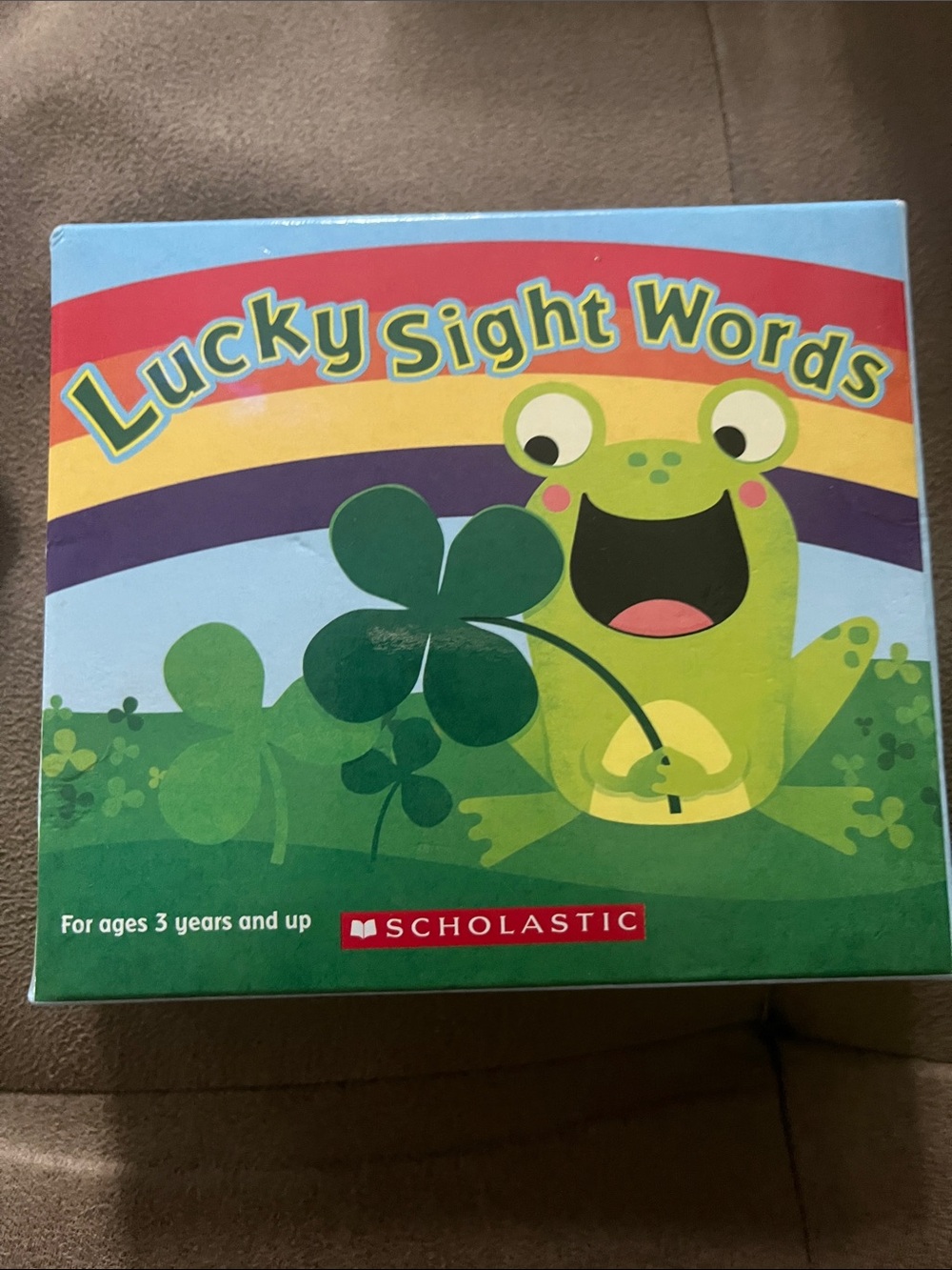 Scholastic Lucky Sight Words Game - Green Frog & Rainbow